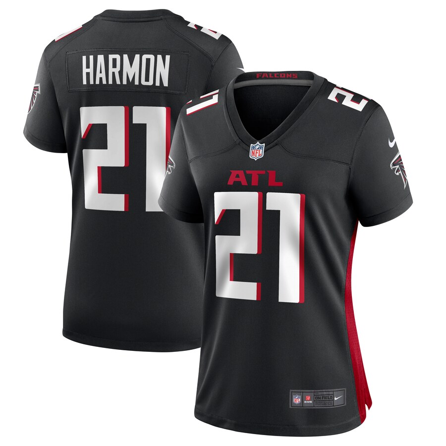 Women's Atlanta Falcons Duron Harmon Nike Black Game Player Jersey