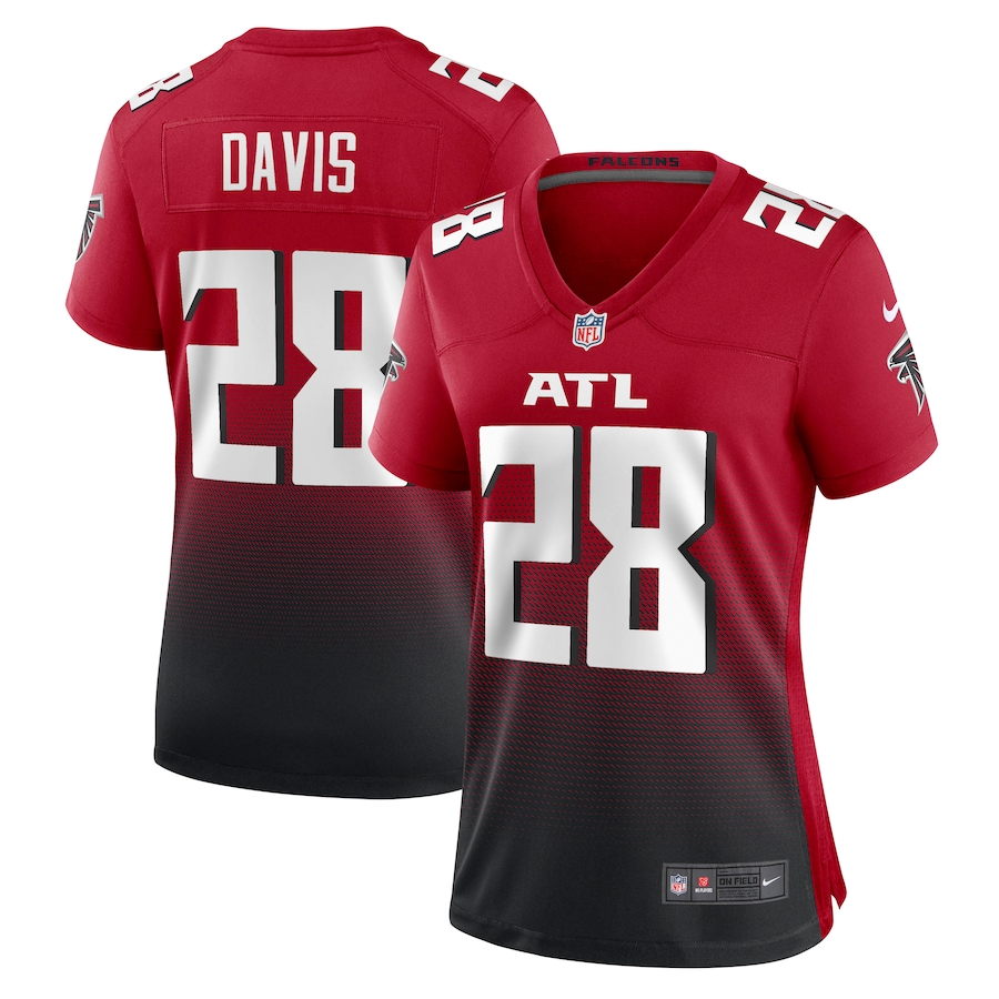 Women's Atlanta Falcons Mike Davis Nike Red Game Jersey