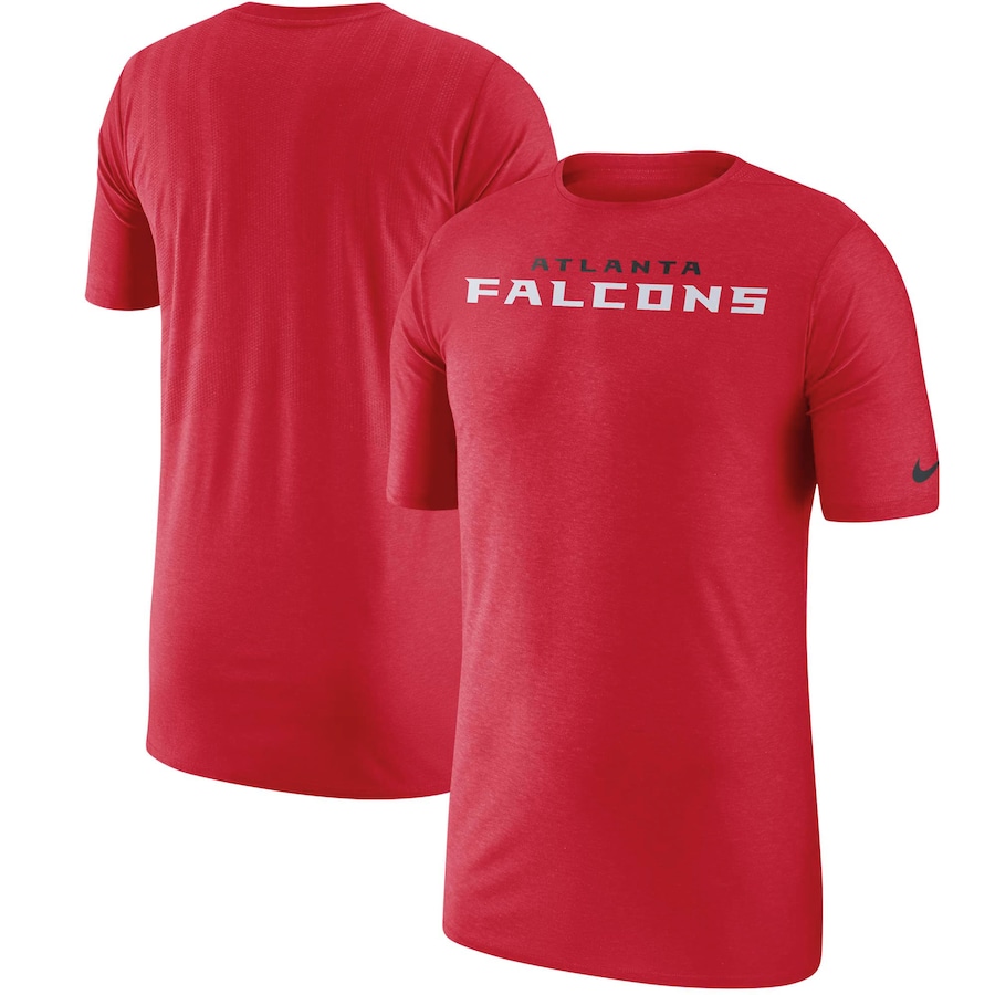 Men's Atlanta Falcons Nike Red Sideline Player T-Shirt